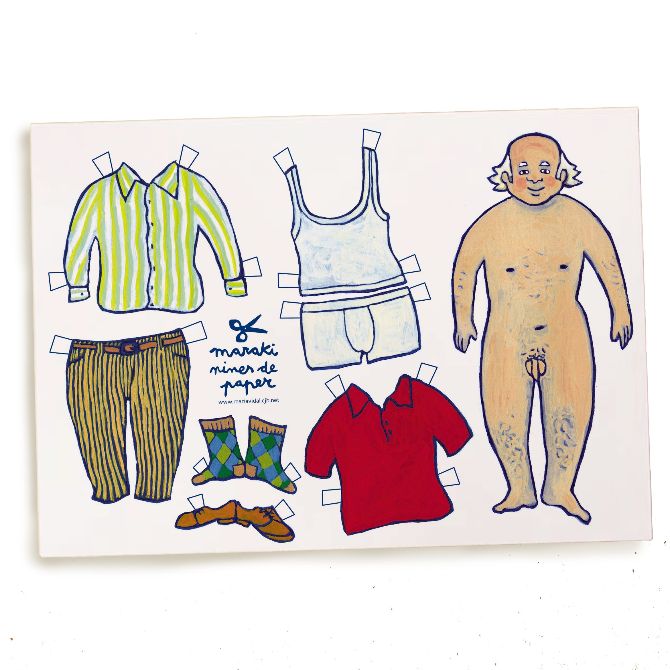 Muñeca recortables Josep