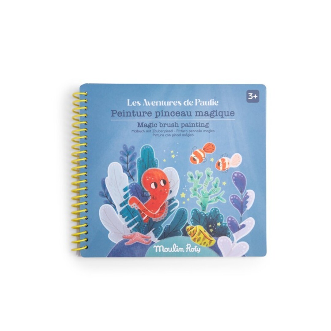Pintura pincel mágico. Les avetures de Pualine