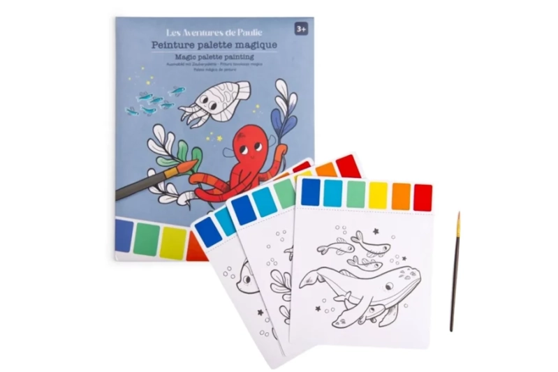 Paleta mágica de pintura Aventuras de Pauli