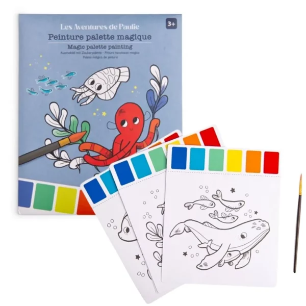 Paleta mágica de pintura Aventuras de Pauli