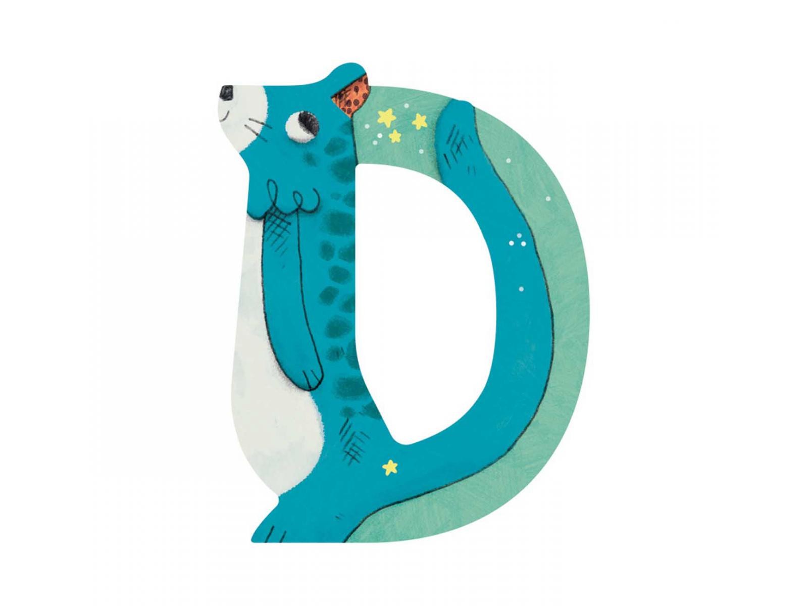 LETRA D DE MADERA MOULIN ROTY