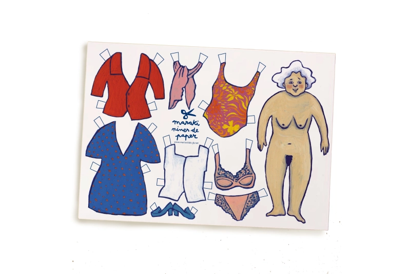 Muñeca recortable Dolors