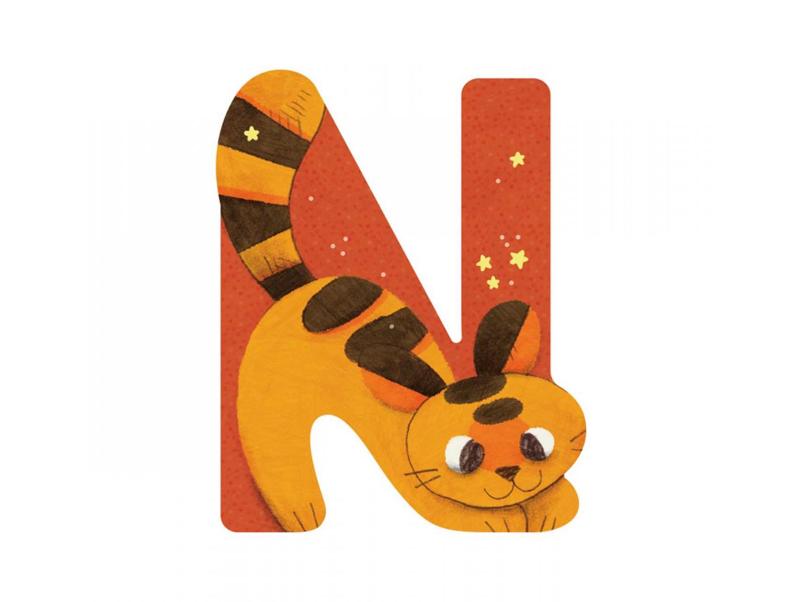 LLETRA N VERMELLA FUSTA MOULIN ROTY