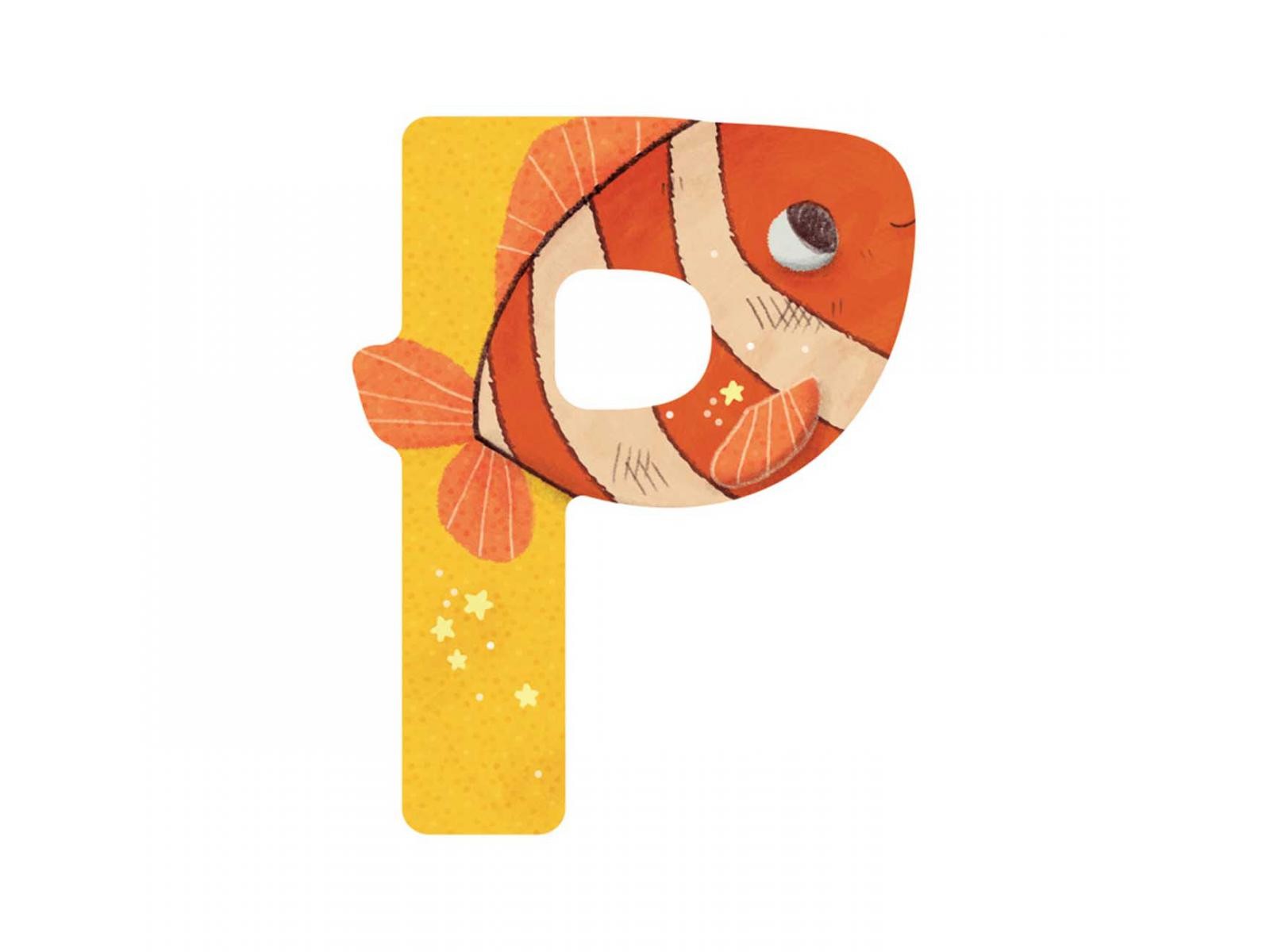 LETRA K DE MADERA MOULIN ROTY