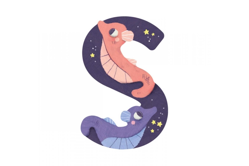 LLETRA S LILA FUSTA MOULIN ROTY