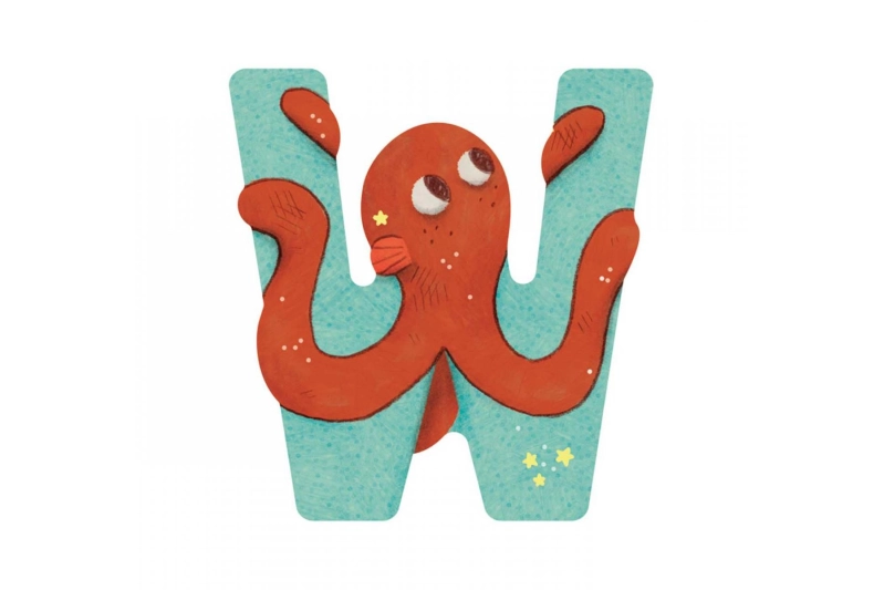 LETRA V DE MADERA MOULIN ROTY