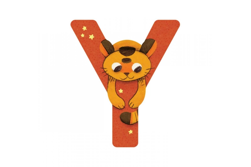 LETRA Y DE MADERA MOULIN ROTY