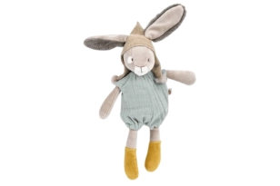 Peluche pequeño conejo sabio