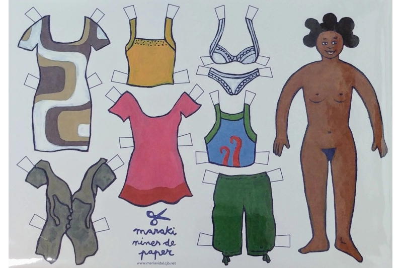 Muñeca recortable Sira