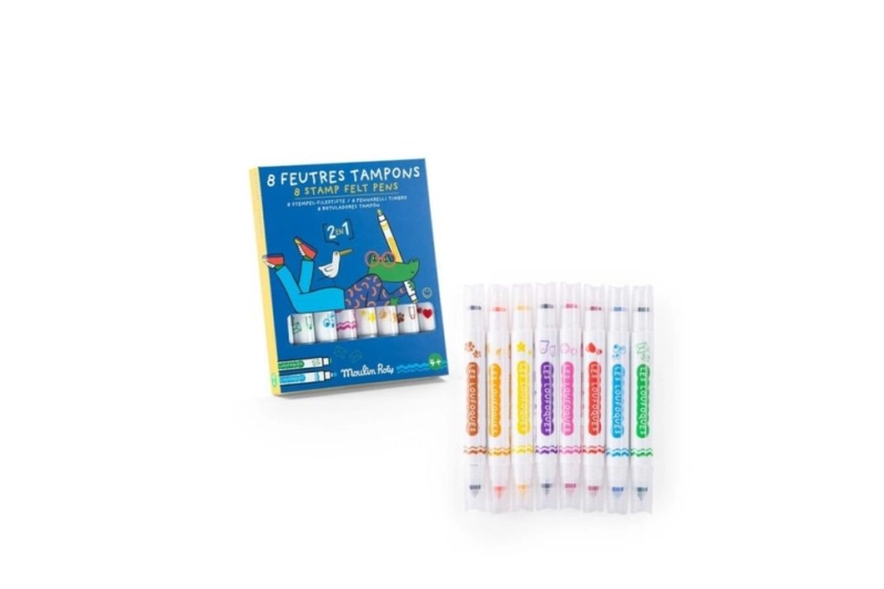 8 Rotuladores 2 en 1