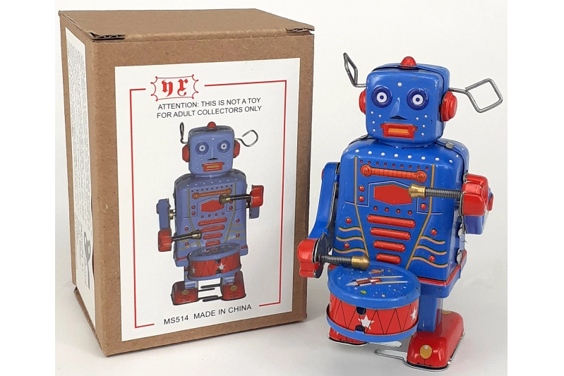 Robot amb molla al cap