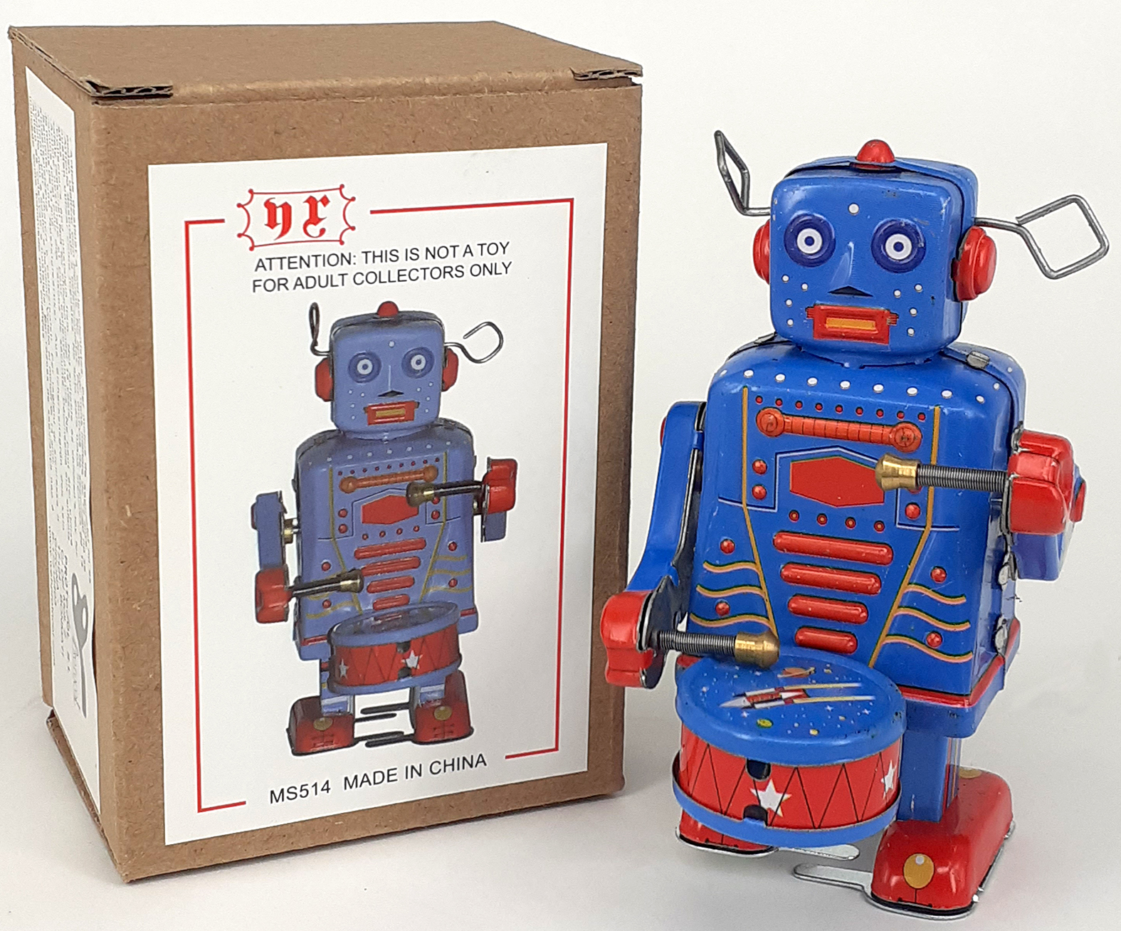 Robot amb molla al cap