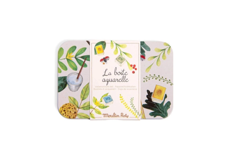 Caja de acuarelas el jardín de Moulin