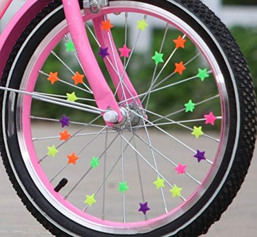 Adornos para ruedas de bicicleta con estrellas