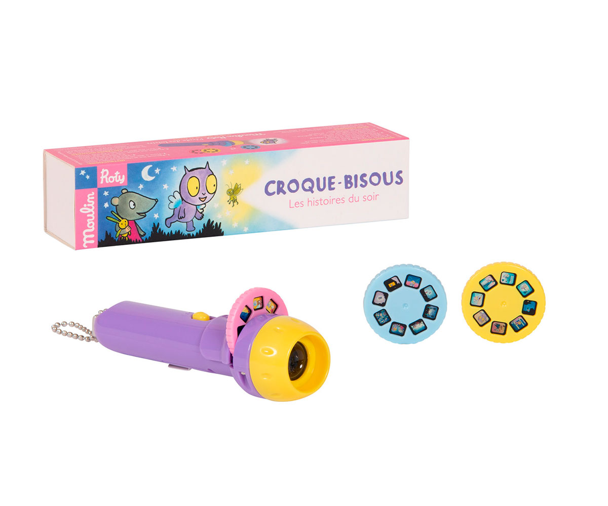 LLanterna projectora Croque Bisous