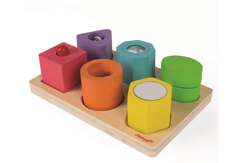 Encajable 6 cubos sensoriales