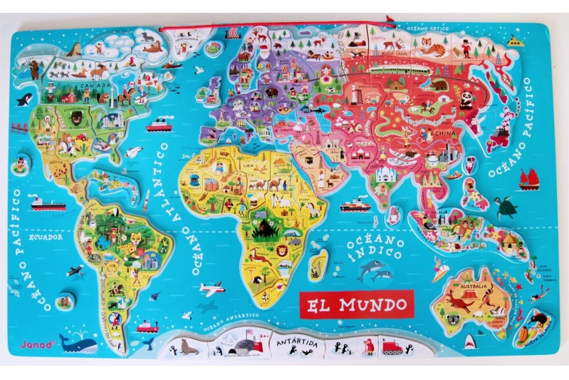 MAPA DEL MUNDO MAGNÉTICO