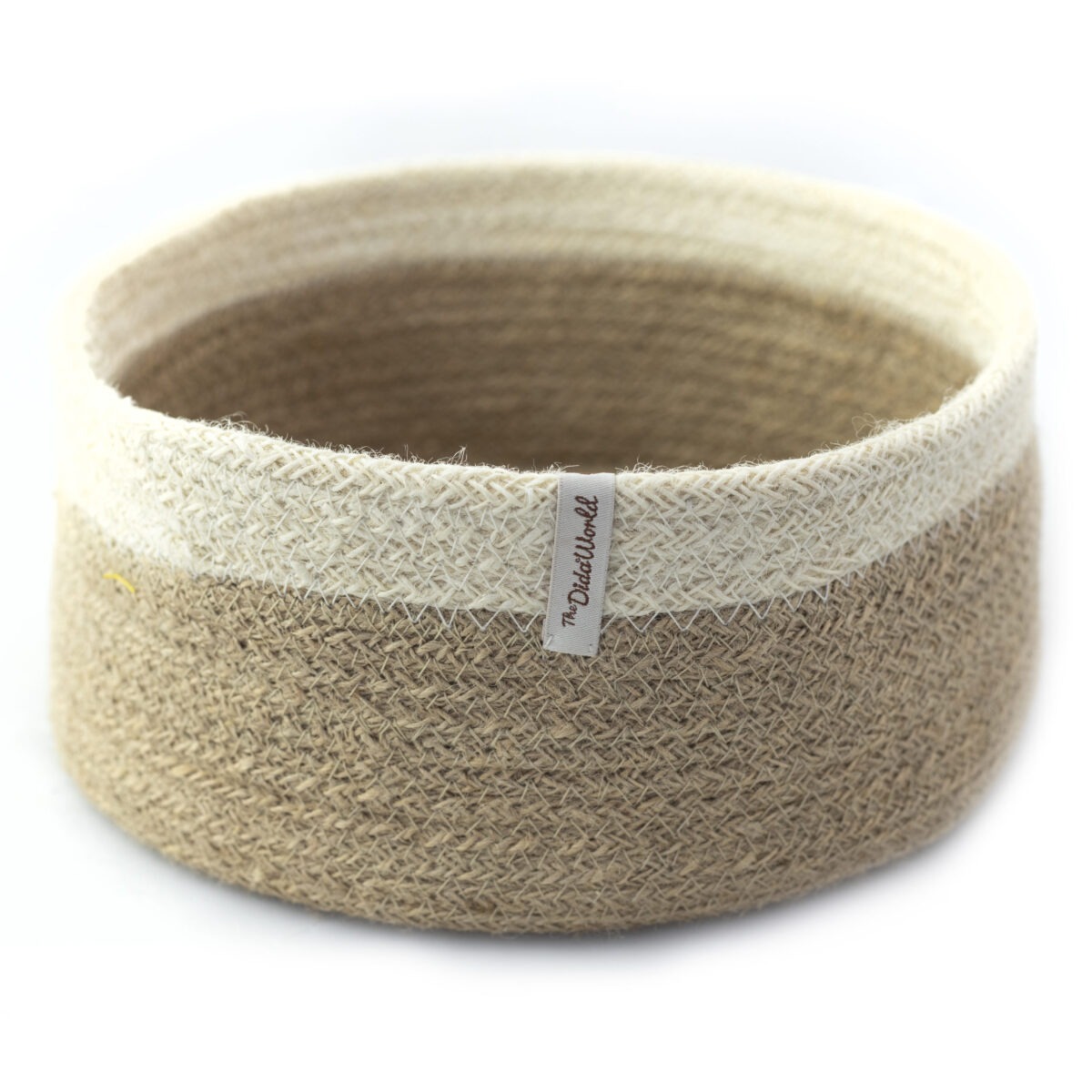 CESTA REDONDA FRANJA BLANCA THE DIDA