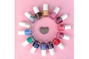 Pintauñas rosa brillante