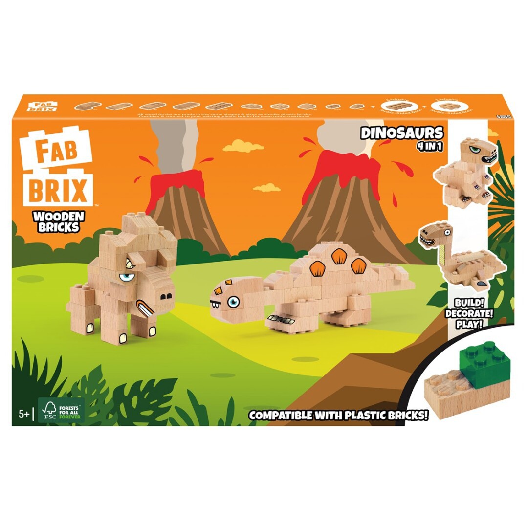 FAB BRIX DINOSAURES (118 peces)