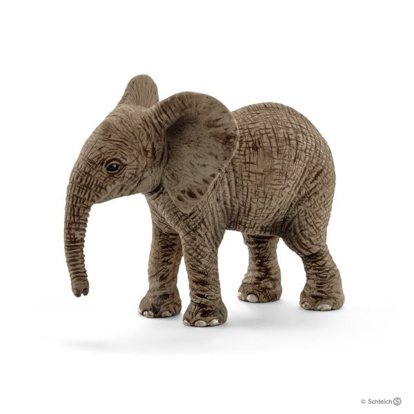 Cría gris claro de elefante africano Schleich