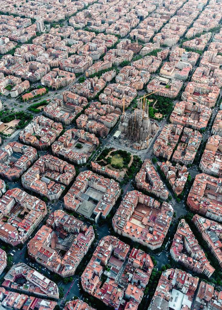 Puzle vista aèrea de Barcelona