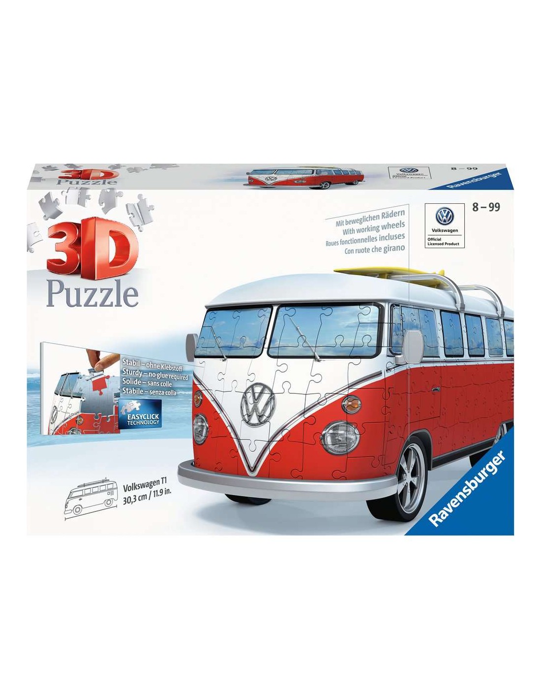 3D Puzzle Furgoneta Volkswagen