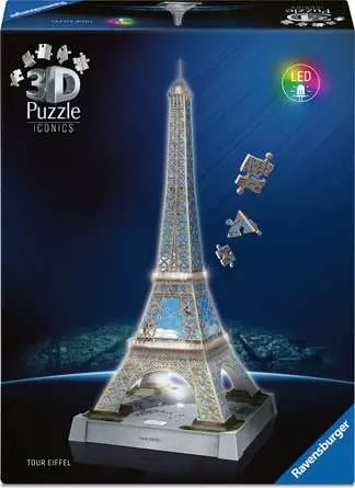 3D Puzle Tour Eiffel (Ed. Nocturna) 243 piezas