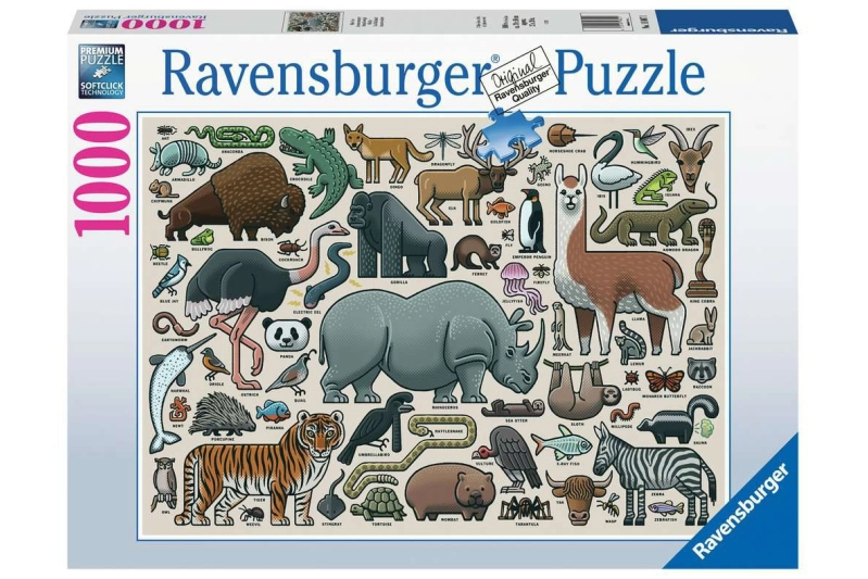 PUZZLE ANIMALES SALVAJES (1000 piezas)