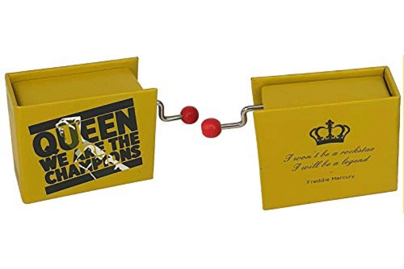 CAIXETA MUSICAL WE ARE THE CHAMPIONS