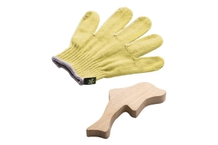 Set de guant per tallar la fusta