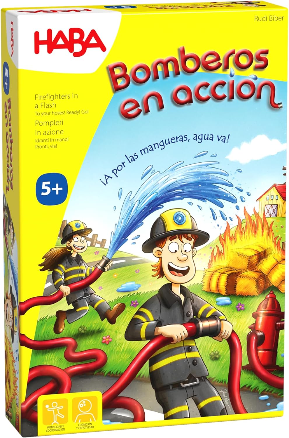 Bomberos en acción