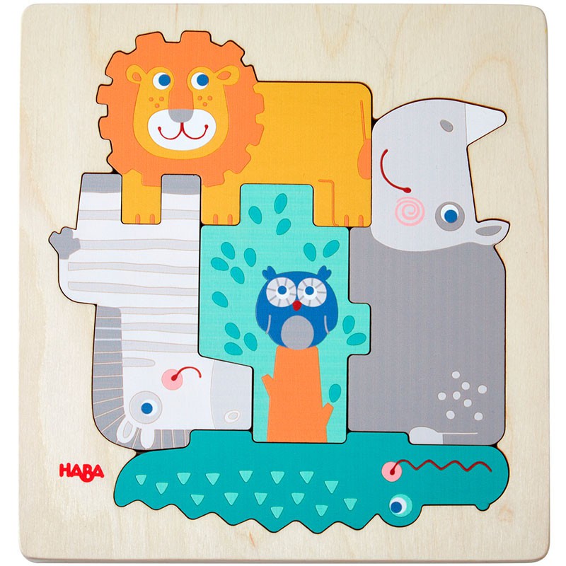 PUZZLE DE MADERA DIVERSIÓN SALVAJE