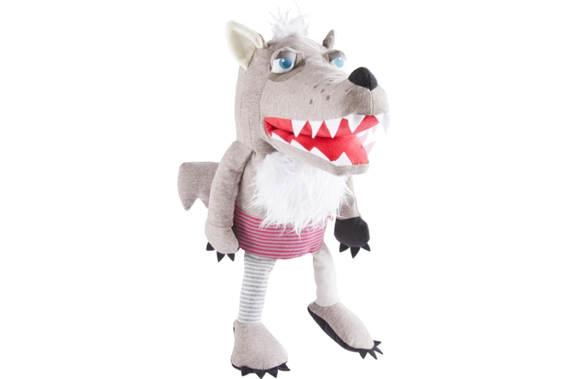 Marioneta de mano lobo Grisbert