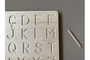 ABECEDARI EN MAJÚSCULES PER GRAFOMOTRICITAT OS BRU