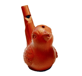 Xiulet d'ocell d'argila