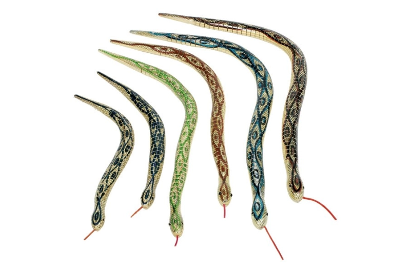 Serp articulada de fusta