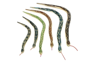 Serp articulada de fusta