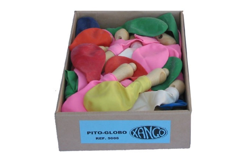 Xiulet de fusta amb globus