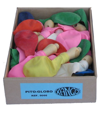 Xiulet de fusta amb globus