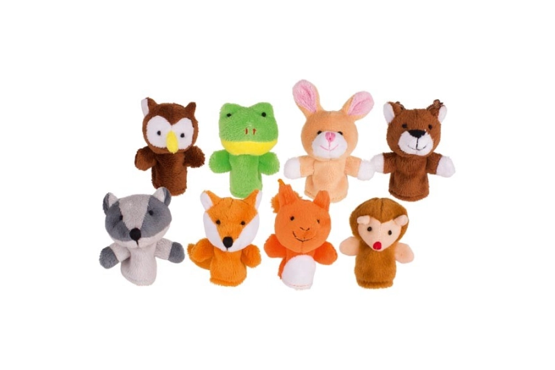 Títere de dedo animal del bosque