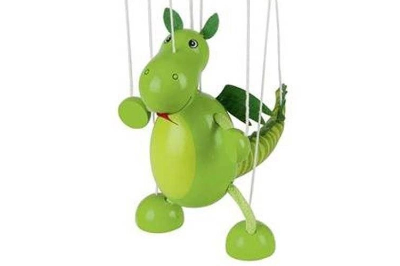 Marioneta de hilos de dinosaurio