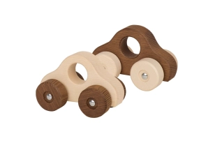 Coche de madera Goki Nature