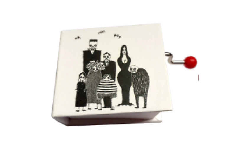 Caixeta musical la família Adams