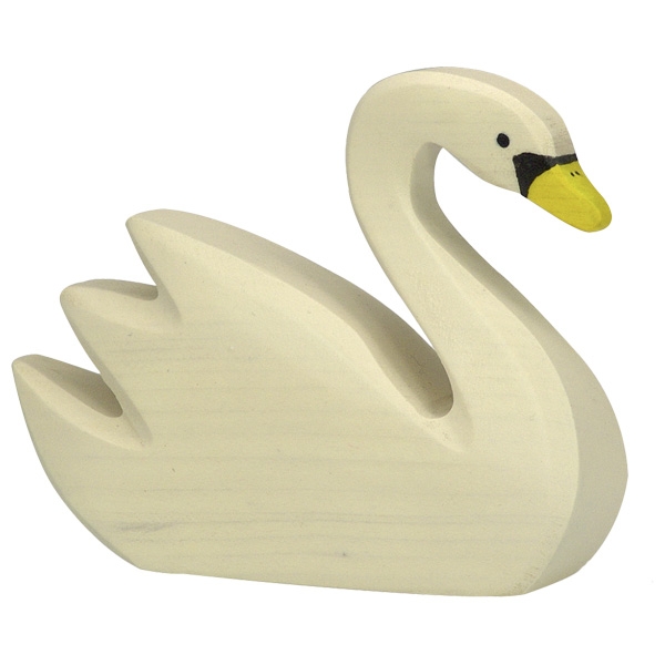 Cisne nadando Holztiger
