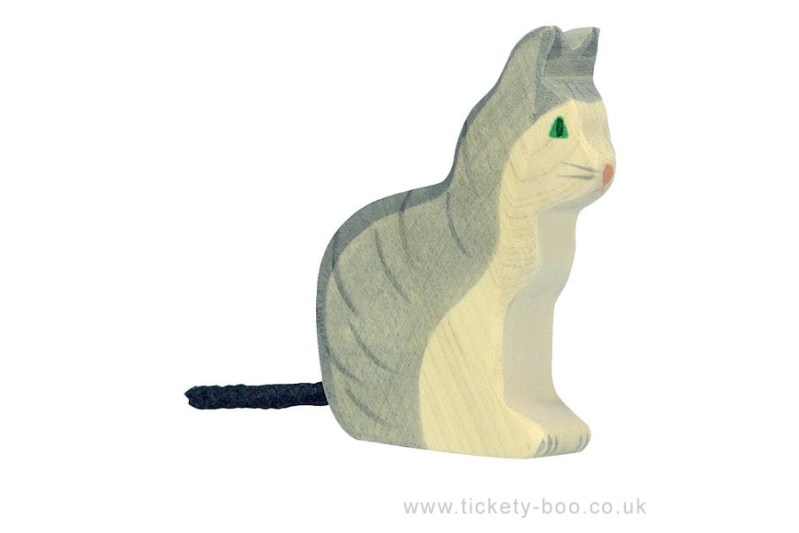 Gat assegut Holztiger