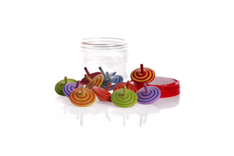 Peonza remolino de colores