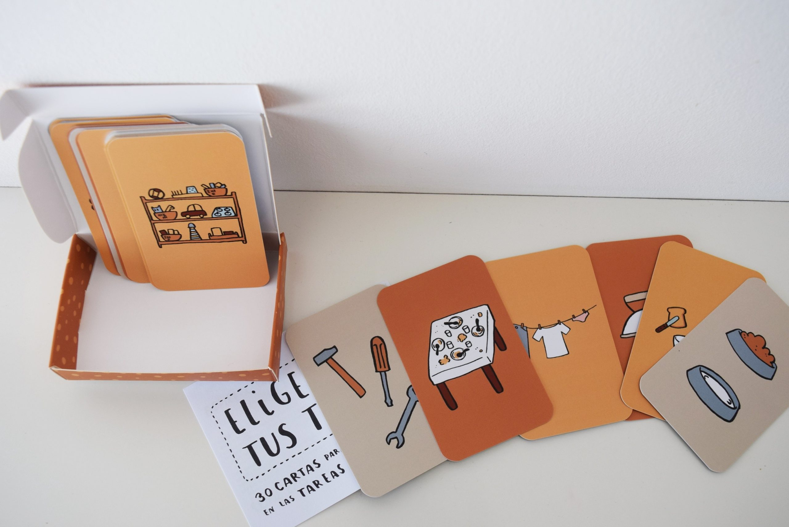 Elige tus tareas cartas - En familia