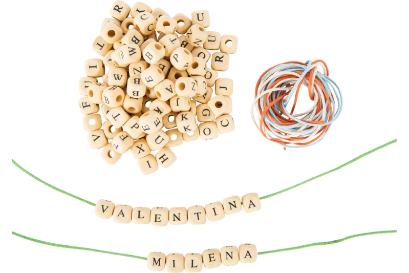 Kit de letras para ensartar