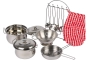 Batería de cocina con colgador